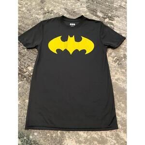 Batman Classic Logo T-Shirt - Black & Yellow Sm
